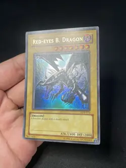 Yu-Gi-Oh! Red-Eyes B. Dragon - LOB-070 Original Print Misprint Foil Shift - Image 4