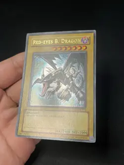 Yu-Gi-Oh! Red-Eyes B. Dragon - LOB-070 Original Print Misprint Foil Shift - Image 5