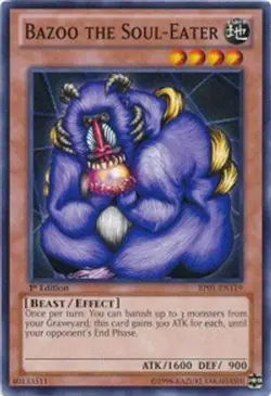 Bazoo the Soul-Eater - BP01-EN119 - Starfoil Rare 1st Edition Yugioh - Image 1