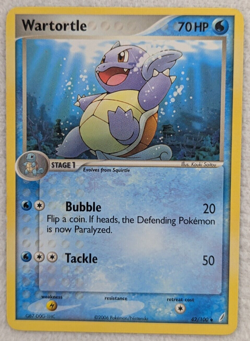 2006 Wartortle #42 Crystal Guardians Regular Pokemon Card Uncommon Shadowless - Image 1