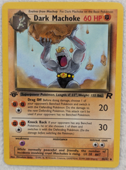 2000 Dark Machoke #40 Team Rocket Regular Pokemon Card Uncommon 1st Edition - Image 2