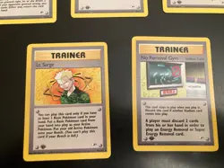 Lot of *5* Pokemon Gym Heroes RARE/1st EDITION Cards! #97,98,99,101,102 NM/LP - Image 4