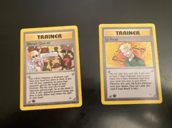 Lot of *2* Pokemon Gym Heroes RARE/1st EDITION Cards! #97 + #101 NM-/LP - Image 1