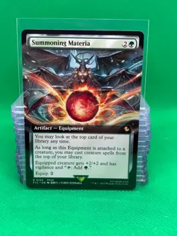 Summoning Materia EXTENDED - 0124 - Rare - Final Fantasy FIC MTG - Image 1