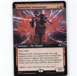 Redoubled Stormsinger (Extended Art) R Commander: Tarkir: Dragonstorm 77 NM TDC - Image 1