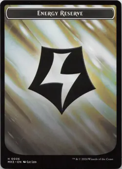 Rat // Energy Reserve Double-Sided Token T Modern Horizons 3 19 // 36 - LP - Image 2