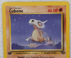 1999 Cubone #50 Jungle Regular Pokemon Card Common 1st Edition - Image 3