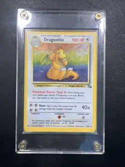 Pokemon 1999 Holo Fossil Holo Rare Dragonite 4/62 - Image 3