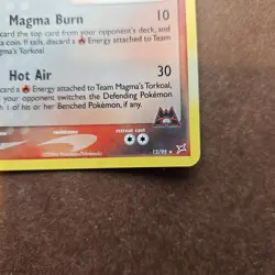 Team Magma's Torkoal 12/95 Pokemon EX Team Magma vs Team Aqua Holo Card - LP - Image 5