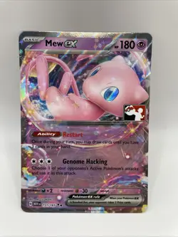 Mew ex 151/165 Play! Pokemon Prize Pack Series 6 (NEW RELEASE) Stamped NM/M - Image 1