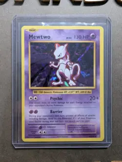 Mewtwo 51 (Cracked Ice Holo) Evolutions Holo Rare - Pokemon TCG - Image 1