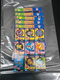1999 Burger King Pokemon movie Poketrivia uncut sheets complete set of 20 - Image 4