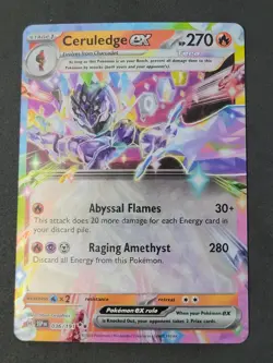 Ceruledge ex 036 NM Double Rare Surging Sparks Pokemon TCG - Image 1