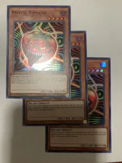 Mystic Tomato (3x) DASA-EN046 Super Rare NM 1st Edition Edison Yugioh - Image 1