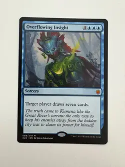 Overflowing Insight MTG Magic the Gathering Card NM Near Mint XLN - Image 1