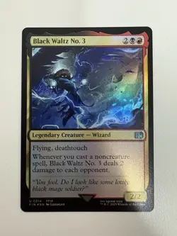 Black Waltz No. 3 Foil MTG Magic the Gathering Card NM Near Mint FIN - Image 1