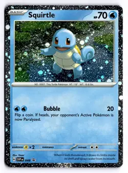 Squirtle - (Cosmos Holo) Promo SV: Scarlet & Violet Promo Cards 048 NM - Image 1