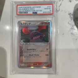 PSA 10 Gem Mint 1ED Salamence Holo Holon Research Tower Japanese Pokemon Card 21 - Image 1