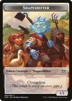 2x Shapeshifter - Token Double Masters LP MTG - Image 1
