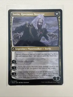 Sorin of House Markov Modern Horizons 3 Magic: The Gathering Card Mint Condition - Image 2