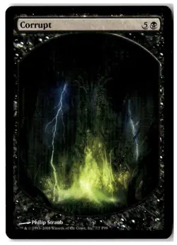 MTG Corrupt - Magic Player Rewards Moderately Played English Playset (x4) - Image 1