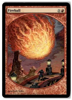 MTG Fireball - Magic Player Rewards Heavily Played English - Image 1