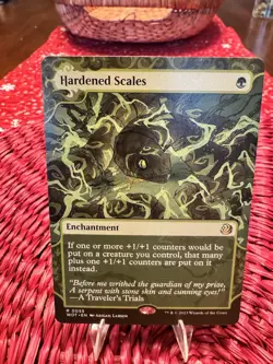 MTG Hardened Scales 55/103 55 Rare Wilds of Eldraine Enchanting Tales MAGIC - Image 1