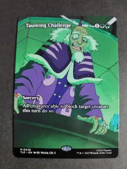 Taunting Challenge (Borderless) Mythic MTG Avatar Eternal - Image 1