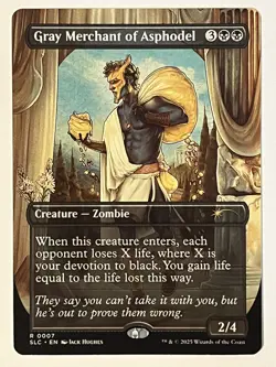 Gray Merchant of Asphodel Secret Lair Countdown Encyclopedia Kit Non-Foil MTG NM - Image 1
