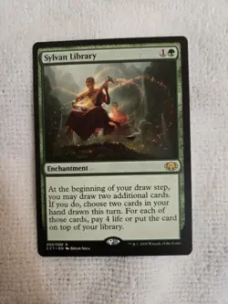 Sylvan Library - Commander Collection: Green (CC1)NM FOIL - Image 1