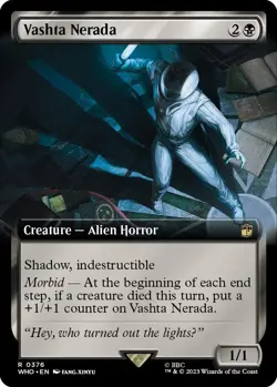 FOIL - Vashta Nerada (Extended Art) - Universes Beyond: Doctor Who (WHO) - Image 1