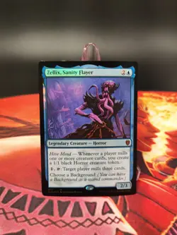 Mtg Zellix, Sanity Flayer Commander Legends: Battle for Baldur's Gate Foil NM - Image 1