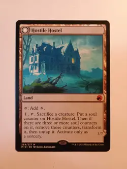 Hostile Hostel/Creeping Inn 264/277 Magic The Gathering Regular Mythic MID NM - Image 1