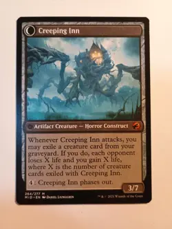 Hostile Hostel/Creeping Inn 264/277 Magic The Gathering Regular Mythic MID NM - Image 2
