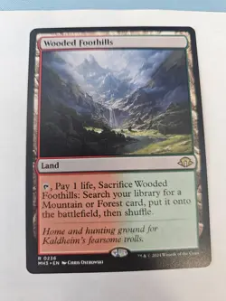 MTG - Wooded Foothills - Modern Horizons 3 - Image 1