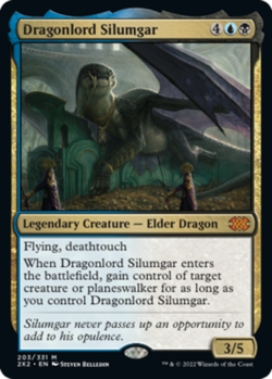 1 x Dragonlord Silumgar - Double Masters 2022 - NM-Mint - MTG - Image 1