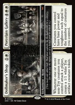 4x MTG Dollmaker's Shop // Porcelain Gallery, NM-Mint, English Duskmourn: House - Image 1