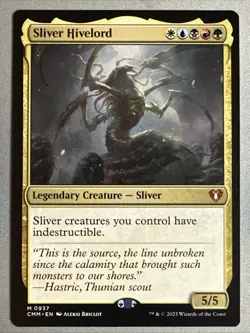MTG / Sliver Hivelord / CMM / #937 / Regular / Mythic / NM - Image 1