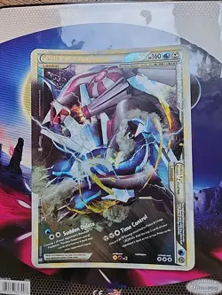 Pokemon Palkia & Dialga Legend Oversize Jumbo Card 102/102 Holographic 2010 RARE - Image 1