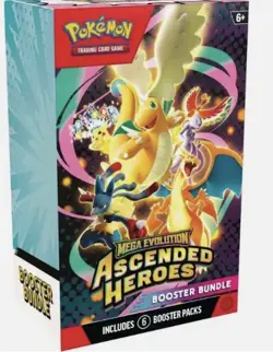 PRESALE✅ Pokemon TCG Mega Evolution Ascended Heroes Booster Bundle 6 Packs x4 - Image 1