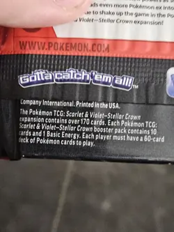 Pokemon TCG Scarlet & Violet Stellar Crown Booster Packs & Obsidian Flames 28x - Image 5