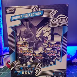 Pokemon Scarlet And Violet Black Bolt Binder Collection New Box - Image 1
