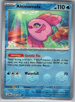 Alomomola 024/086 Uncommon - Pokemon TCG SV: Black Bolt - Pokeball (NM) - Image 1