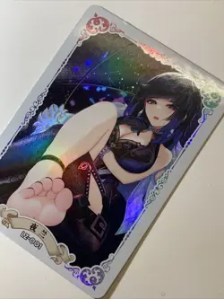 Yelan Genshin Impact Feet Sexy ACG Goddess Waifu Card Girl Holo Doujin Anime LZ - Image 3
