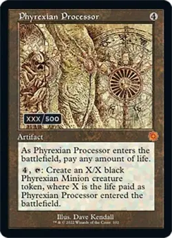 MTG English Phyrexian Processor (Schematic) (Serial Numbered) NM Foil - Image 1