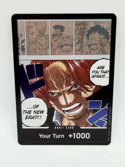 One Piece CCG English OP09 DON!! Card - Your Turn +1000 NM Foil - Free Shipping! - Image 1
