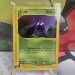 Pokemon TCG Grimer 79/147 Aquapolis E-Series Common Card LP/MP - Image 1