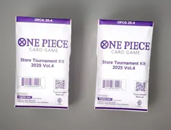 (2) One Piece Card Game Store Tournament Kit 2025 Vol.4 10 Cards Per Kit - Image 1