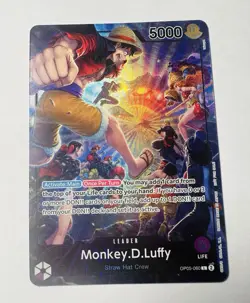 Monkey D Luffy PSA Magazine One Piece Foil Promo Card OP05-060 English - Image 2