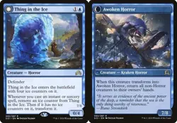 2x Thing in the Ice // Awoken Horror Shadows over Innistrad LP MTG - Image 1